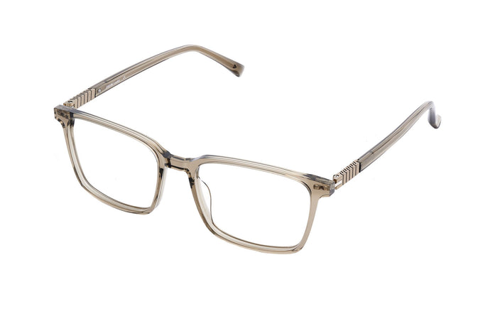 Rectangular Gold and Silver Glasses Frames with Stainless Steel accents